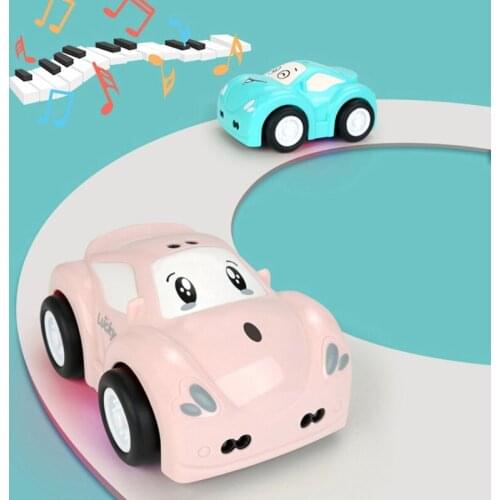 Cartoon Animal Cars Gesture Sensor Hand Control Induction Following Cute Electric Car Toy For Christmas Boys Girls