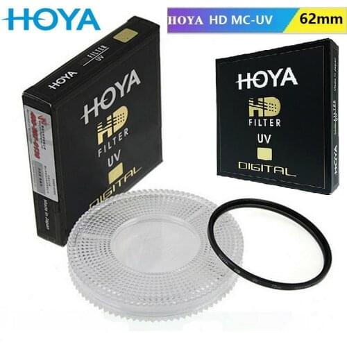 Original HOYA HD MC-UV 62mm Hardened Glass 8-layer Multi-Coated Digital UV Ultra Violet Filter for Nikon Canon Sony Camera Lens