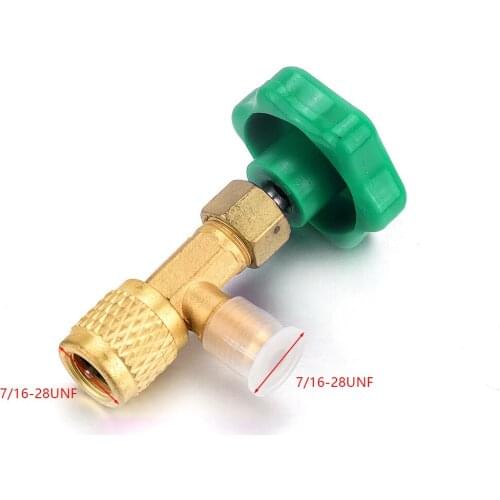 Atoplee 2PCS R12 R22 Gas Valve Bottle Opener 1/4SAE Low Pressure Air-conditoning Refrigeration Tools