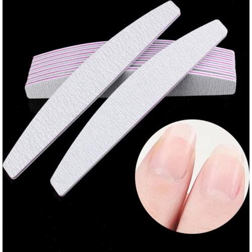Nail File Buffer Double Side Nail File Buffer Sandpaper Nail Sanding Blocks Grinding Polishing Manicure Care Nail Art Tool