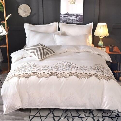 Nordic Duvet Cover 200x200 With Pillowcase Luxury Duvet Cover King/Single/ Double/Queen Bedding Quilt Cover Lace Home Textile