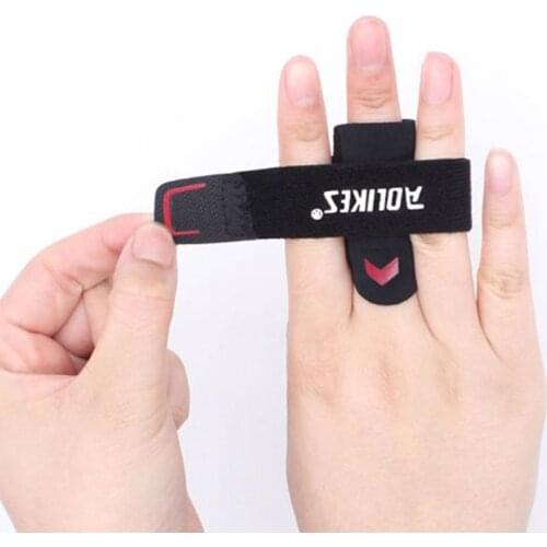 Aolikes Professional Finger Strap Bandage Guard Wrap Washable Adjustable Compression Joint Band Protector Basketball Volleyball