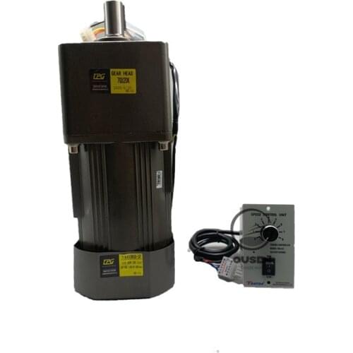 400W 220V AC Gear Speed Motor / Geared Motor 6IK200RGN-C Motor + Speed Governor