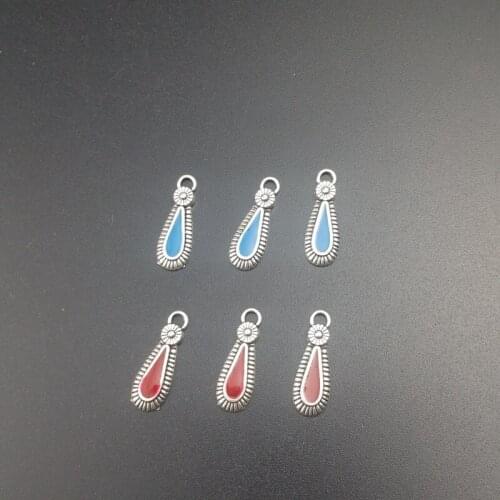 20pcs/lot 7x21mm Zinc alloy earrings hanging heads Jewelry accessories For Pendant