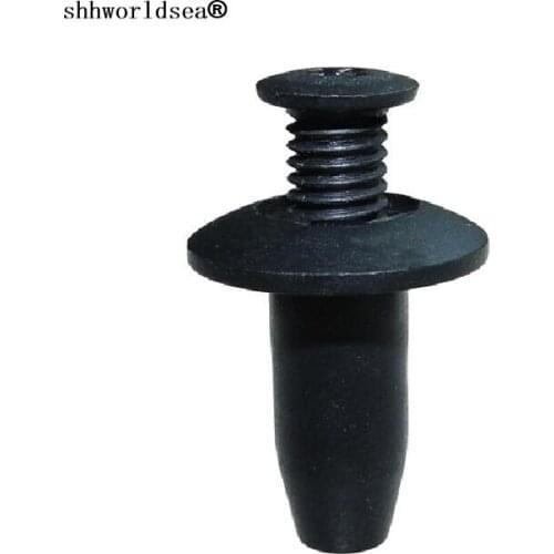 Shhworldsea 100pcs car clip and fastener bumper push type retainer for ford taurus sable 2000-on