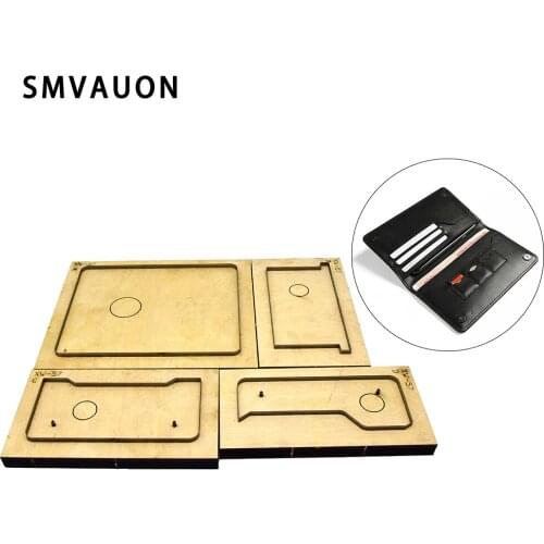 SMVAUON Wooden Cutting DIY Mold For Wallet Laser Dies New Die cut Leather Tools Wood Die metal scrapbook dies metal new stamps