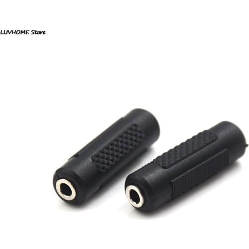 3.5 Mm Female To 3.5mm Female Jack Stereo Connector Coupler Adapter Audio Cable Extension For MP3 DVD Headphone Car