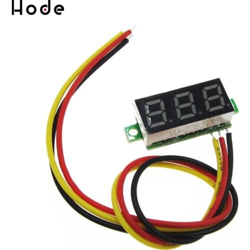 Voltage Tester Meter Safe and reliable 0.28 inch Mini voltmeter DC 0-100V LED display voltage meter digital display voltmeter