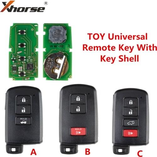 Xhorse VVDI XM Smart Key XSTO00EN Surport 4D 8A Series for Toyota With Key Shell Support Rewirte Work with VVDI Key Tool