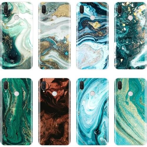 Back Cover For Huawei Nova 5 4 4E 3 3I 3E 2i 2 Lite Plus Soft Silicone Luxury Marble Phone Case For Huawei Nova Smart Lite 2017