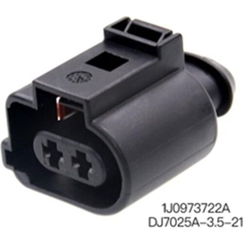 5/10/20/50/100sets 2pin automotive wiring harness connector 1J0973722A , electrical horn plug 1J0 973 722 A