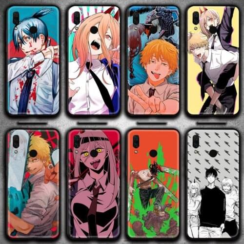 Anime C-Chainsaws Man Phone Case for Huawei Y6P Y8S Y8P Y5II Y5 Y6 2019 P Smart Prime Pro