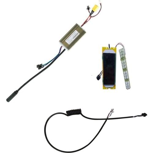 Electric Scooter Display Screen + 36V Motherboard Controller +Cable Set Replacement Accessories for Kugoo S1 S2 S3