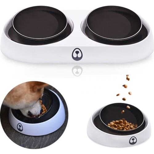 Global Baby Dog Bowl 100% High Quality Dog Pet Single Double Bowl Small Medium Big Dog Food Feeder Cat Pet Bowl