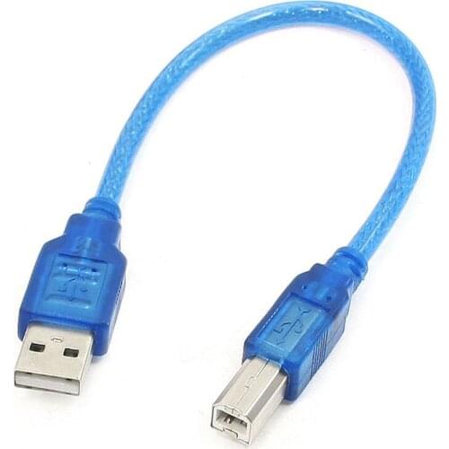Scanner Line Printer Cable High Speed Connectors USB 2.0 A Male to USB 2.0 B Male SHORT Male to Male Type B USB Extension Cable