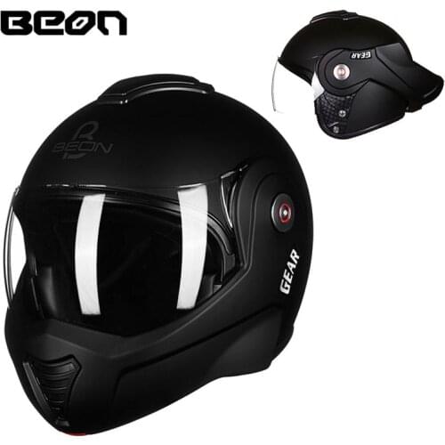 Motorcycle Accessories Helmet & Antifog Visor Film BEON T702 Flip up MOTO Dirt biker Motorbike Motocross off road safety Helmets