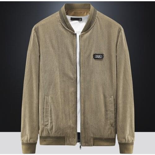 2021 New Men Autumn Winter Jackets Fashion Stand Collar Mens Jacket Coats Casual Long Sleeve Solid Color Outwear High Quality