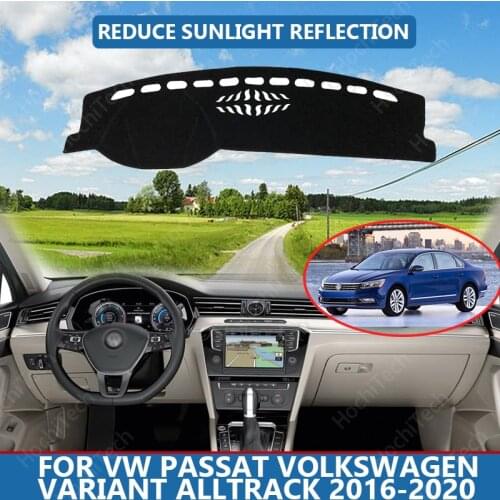 Car Inner Dashboard Cover Capet Cape for VW Passat Volkswagen Variant Alltrack 2016-2020 Dashmat Sunshade Pad Cover Dash Mat