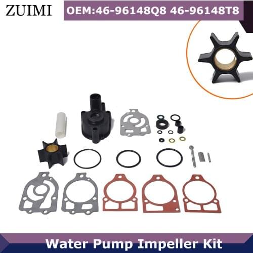 46-96148T8 46-96148A8 46-42579A4 For MerCruiser Alpha One Gen ('86-'90) Water Pump Impeller Kit with Base Replaces