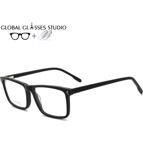 Prescription Eyeglasses Optical Glasses Acetate Men Women High Quality Frame Fashion Style Eyewear LB8940