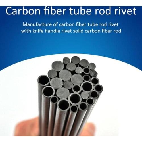 Carbon Fiber Rods Diameter 4mm 5/6/ 7 /8 Length 200mm making Rivets Rod Carbono handle Tool Tube Fibra Fiber De I3L2