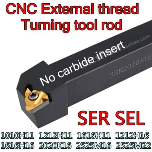 SEL SER1010H11 SER1212H11 SER1212H16 SER1616H11 SER1616H16 SER2020K16 SER2525M16 SER2525M22 CNC Turning tool rod