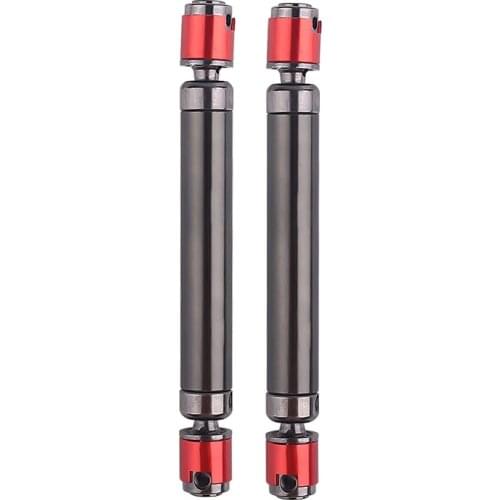 2PCS Metal CVD Drive Shaft 110-140mm for 1/10 RC Rock Crawler Axial SCX10 90046