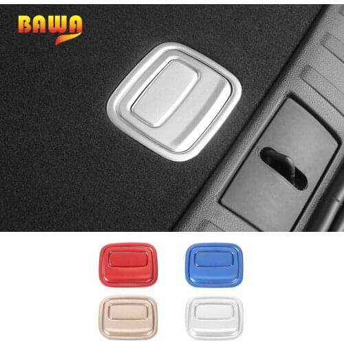 BAWA Interior Mouldings for Jeep Renegade 2016-2017 Rear Trunk Handle Cover Accessories for Jeep Renegade Stickers
