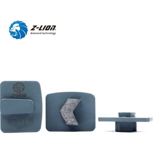 Z-LION 3pcs Abrasive Grinding Tools Arrow Segment Redilock Diamond Grinding Plate For Cocrete Surface Floor Polishing Disc