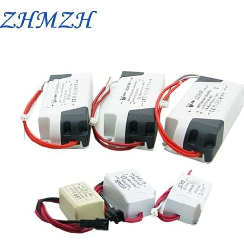 ZHMZH 220V LED Constant Current Driver 1-3W 4-7W 7-12W 12-18W 26-36W 37-50W Power Supply Output 300mA External For LED Downlight