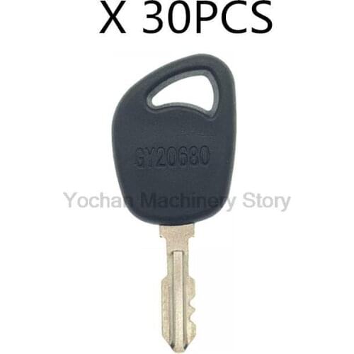 30 Pcs GY20680 Key For Cub Cadet John Deere JD Badboy Mower Poulan Dr Lawn Ignition Start Starter Zero Turn