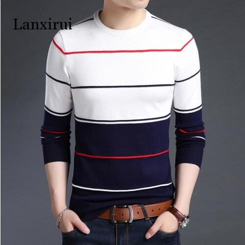 Lanxirui Men's Wool Pullovers