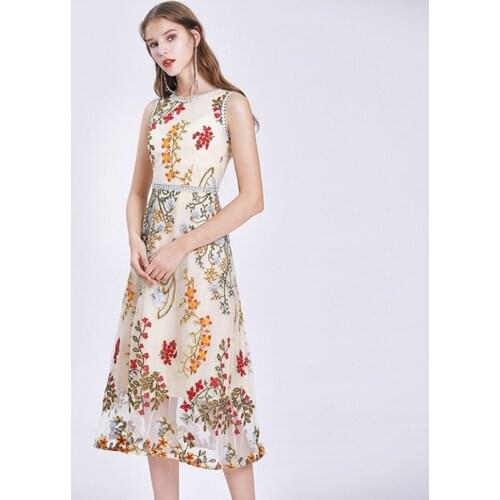 LLZACOOSH Sleeveless Summer Dresses