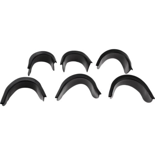 Pieces of 6 Rubber Liners for Free-play Or Coin-operated English Pool