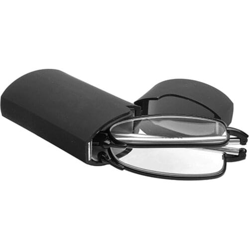 2020 MINI Design Reading Glasses Men Women Folding Small Glasses Frame Black Metal Glasses With Original Box