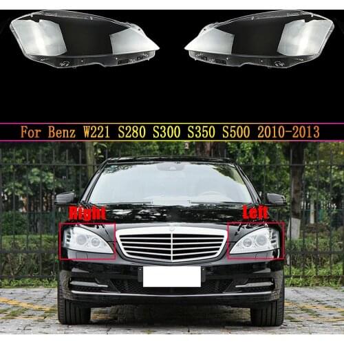 Headlight Lens For Mercedes-Benz W221 S280 S300 S350 S500 2011 2012 2013 Headlamp Cover Replacement Car Front Head Auto Shell