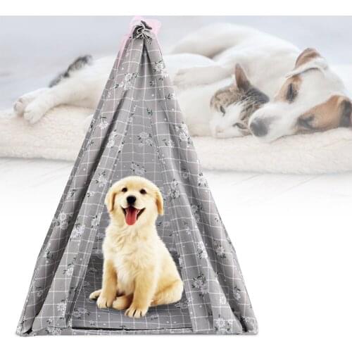 Foldable pet tent outdoor cat kennel summer breathable portable pet dog tent cat indoor outdoor house pet kennel