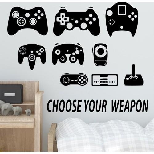 Modern gamer Decorative Sticker Waterproof Home Decor For Living Room Kids Room gameroom Mural Poster