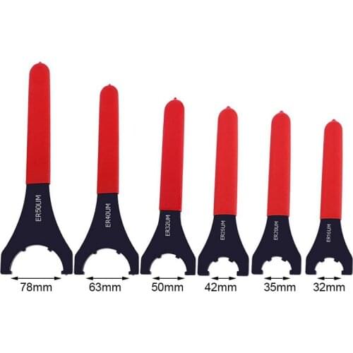 1pc M/UM Type ER Wrench ER11/16/20/25/32 ER Collet Chuck Nut Spanner End Milling Bit Holder CNC Lathe Tools