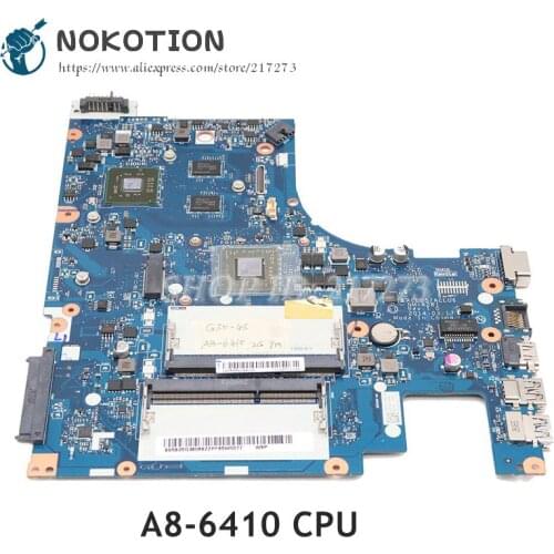 NOKOTION 5B20G38068 NM-A281 For lenovo ideapad G50-45 laptop motherboard mainboard A8-6410 CPU Radeon R5 M230 GPU