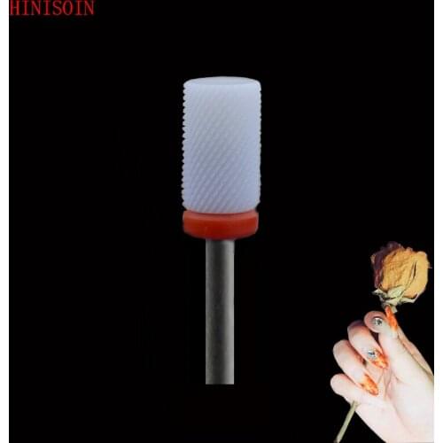 White Ceramic Nail Drill Bit-10Pcs/Lot - Small Barrel Bit - (0093.060)