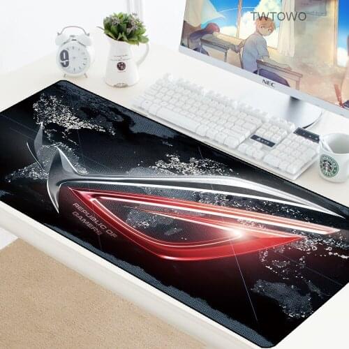 Large Mousepad Keyboard Pad Locking Edge Rubber Laptop Notebook Desk Mat Republic Of Gamers Office Mouse Pad For CS GO Game