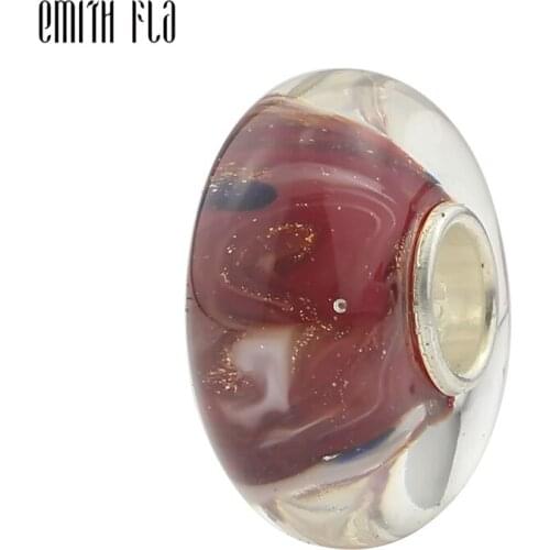 925 Sterling Silver Handmade Murano Glass Beads Charms Fit For European Original Bracelets & Necklace DIY Jewelry Makings