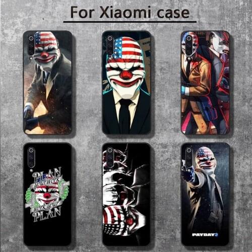 Hot game Payday Phone Case for Xiaomi mi 6 6plus 6X 8 9SE 10 Pro mix 2 3 2s MAX2 note 10 lite Pocophone F1