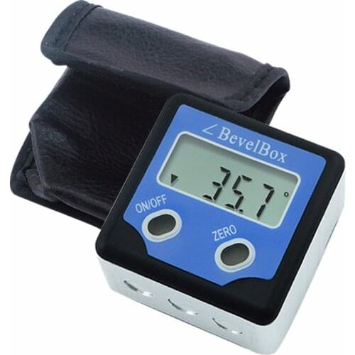 Digital Bevel Box Angle Finder Protractor with Magnetic Base Inclinometer Angle Measurement Tool