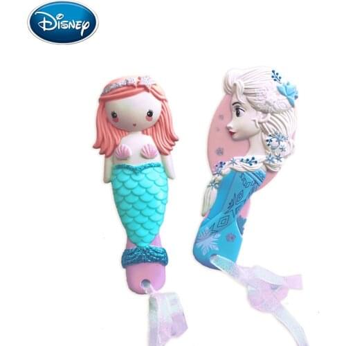 Disney Frozen Princess Comb for girl 3D Princess Frozen Hair Brushes Kids Gentle Anti-static Comb Mermaid Ariel Hair Comb