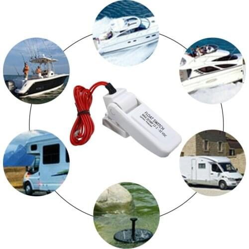 Electric Boat Marine Bilge Pump Float Switch Water Level Controller DC Flow Sensor Switch Cabin Automatic Control Switch