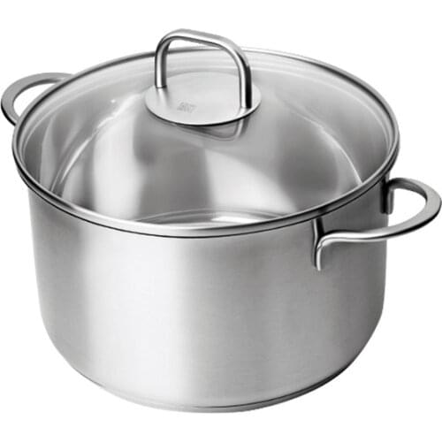 Stew Stock Pot Stainless Steel Chafing Dish Porridge Pot Milk With Lid Ollas De Acero Inoxidable Kitchen Wares Cookware ZY50SP
