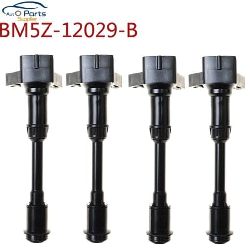 4Pcs BM5Z-12029-B New Ignition Coil For Ford GRAND C-MAX FIESTA FOCUS KUGA ESCAPE Mondeo TOURNEO S-MAX BM5Z12029B BM5G-12A366-DB
