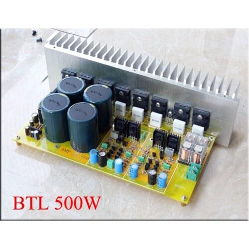 NJW0281 NJW0302 / MJL4281 MJW4302 / 5200 1943 BTL Fully symmetric double difference Amplifier board DIY kts